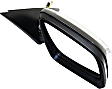 Passenger Side Mirror, Power Adjust, Manual Folding, Heated, Paintable, In-housing Signal Light, With memory, No Puddle Light, No Auto-Dimming, No Blind Spot Feature