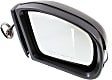 2005 Mercedes Benz C320 - Passenger Side Mirror, Power Adjust, Heated, Paintable, Manual Folding, In-housing Signal Light, No Blind Spot Feature, No Memory, No Puddle Light, No Auto-Dimming