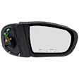 Passenger Side Mirror, Power Adjust, Power Folding, Heated, Paintable, In-housing Signal Light, With memory, No Puddle Light, No Auto-Dimming, No Blind Spot Feature