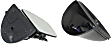 Passenger Side Mirror, Power, Non-Folding, Heated, Paintable, In-housing Signal Light, No Memory, No Puddle Light, No Auto-Dimming, No Blind Spot Feature, Base Model