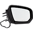 Passenger Side Mirror, Power Adjust, Heated, Power Folding, Paintable, In-housing Signal Light, No Memory, With Puddle Light, No Auto-Dimming, No Blind Spot Feature