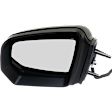 Driver Side Mirror, Power, Heated, Power Folding, Paintable, In-housing Signal Light, With memory, With Puddle Light, No Auto-Dimming, No Blind Spot Feature