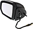 Driver Side Mirror, Power, Heated, Power Folding, Paintable, In-housing Signal Light, With memory, With Puddle Light, No Auto-Dimming, No Blind Spot Feature