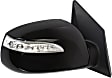 2010-2015 Hyundai Tucson - Passenger Side Mirror, Power, Manual Folding, Heated, Paintable, In-housing Signal Light, No Memory, No Puddle Light, No Auto-Dimming, No Blind Spot Feature