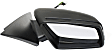 Passenger Side Mirror, Power Adjust, Power Folding, Heated, Paintable, In-housing Signal Light, No Memory, With Puddle Light, No Auto-Dimming, No Blind Spot Feature