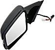2013 Mercedes Benz E300 - Driver Side Mirror, Power Adjust, Heated, Paintable, Manual Folding, In-housing Signal Light, No Blind Spot Feature, With Memory, With Puddle Light, No Auto-Dimming