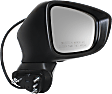 2014-2016 Mazda 6 - Passenger Side Mirror, Power, Manual Folding, Non-Heated, Paintable, In-housing Signal Light, No Memory, No Puddle Light, No Auto-Dimming, No Blind Spot Feature