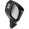 2014-2016 Mazda 6 - Driver Side Mirror, Power, Manual Folding, Heated, Paintable, In-housing Signal Light, No Memory, No Puddle Light, No Auto-Dimming, No Blind Spot Feature