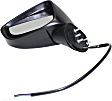2014-2016 Mazda 6 - Driver Side Mirror, Power, Manual Folding, Heated, Paintable, In-housing Signal Light, No Memory, No Puddle Light, No Auto-Dimming, No Blind Spot Feature