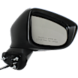 Passenger Side Mirror, Power Adjust, Manual Folding, Heated, Paintable, In-housing Signal Light, No Memory, No Puddle Light, No Auto-Dimming, No Blind Spot Feature