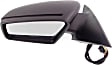 Driver Side Mirror, Power Adjust, Heated, Manual Folding, Paintable, In-housing Signal Light, With Memory, No Puddle Light, No Auto-Dim, No Blind Spot Feature