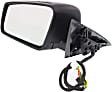 Driver Side Mirror, Power Adjust, Heated, Power Folding, Paintable, In-housing Signal Light, With Memory, With Puddle Light, No Auto-Dim, No Blind Spot Feature