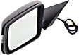 Driver Side Mirror, Power Adjust, Heated, Power Folding, Paintable, In-housing Signal Light, With Memory, With Puddle Light, No Auto-Dim, No Blind Spot Feature