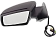 Driver Side Mirror, Power Adjust, Heated, Power Folding, Paintable, In-housing Signal Light, With Memory, With Puddle Light, No Auto-Dim, No Blind Spot Feature