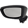 Driver Side Mirror, Power Adjust, Manual Folding, Non-Heated, Paintable, In-housing Signal Light, No Memory, No Puddle Light, No Auto-Dimming, With Blind Spot Detection in Glass