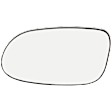 Driver Side Mirror Glass, Heated, No Blind Spot Feature