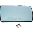 Passenger Side Mirror Glass, Heated, No Blind Spot Feature