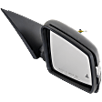 Passenger Side Mirror, Power Adjust, Manual Folding, Heated, Paintable, In-housing Signal Light, With memory, With Puddle Light, No Auto-Dimming, With Blind Spot Glass, 4 Cyl., 2.0L Engine