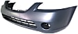 Front Primed Bumper Cover, With Fog Light Holes, Without Parking Aid Sensor Holes