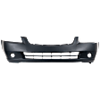2005-2006 Nissan Altima - Front Primed Bumper Cover, Except SE-R Model, CAPA Certified