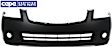 2005-2006 Nissan Altima - Front Primed Bumper Cover, Except SE-R Model, CAPA Certified