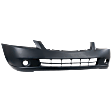 2005-2006 Nissan Altima - Front Primed Bumper Cover, Except SE-R Model, CAPA Certified