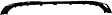 Front, Driver or Passenger Side, Upper Bumper Trim, Primed, CAPA CERTIFIED
