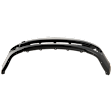Front Primed Bumper Cover, Sedan, With Fog Light Holes, Without Parking Aid Sensor Holes
