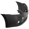 Front Primed Bumper Cover, Sedan, With Fog Light Holes, Without Parking Aid Sensor Holes