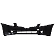 Front Primed Bumper Cover, Sedan, With Fog Light Holes, Without Parking Aid Sensor Holes, CAPA Certified