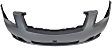 Front Primed Bumper Cover, 2.0L Engine, Without Fog Light Holes