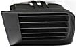 Front, Passenger Side Bumper Grille, Black