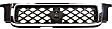 2001 Nissan Pathfinder - Grille, Chrome Shell with Painted Dark Gray Insert