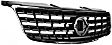 Grille Assembly, Chrome Shell with Painted Dark Gray Insert