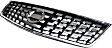 Grille, Chrome Shell with Painted Black Insert, 4 Cyl., 2.0L Engine, CAPA Certified