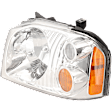 Driver Side Headlight, with Bulb, Halogen, For Base/XE Models