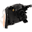 Driver Side Headlight, with Bulb, Halogen, For Base/XE Models
