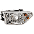 Passenger Side Headlight, with Bulb, Halogen, Clear Lens, 6 Cyl., 3.3L Engine
