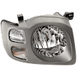 Passenger Side Halogen Headlight, With bulb(s), OE Replacement, Sport Utility