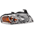 Passenger Side Headlight, with Bulb, Halogen, Base/S Model