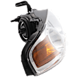 Passenger Side Headlight, with Bulb, Halogen, Base/S Model