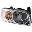 Passenger Side Headlight, with Bulb, Halogen, Base/S Model