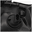 Passenger Side Headlight, with Bulb, Halogen, Base/S Model
