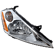 Passenger Side Headlight, with Bulb, Halogen, Clear Lens, Chrome Interior, 6 Cyl., 3.5L Engine