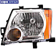 Driver Side Headlight, with Bulb, Halogen, 6 Cyl., 4.0L Engine, Except S/X Models, CAPA Certified