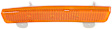 Front, Passenger Side Bumper Reflector