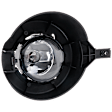 Front, Passenger Side Fog Light, with Bulb, Halogen, For Models With Steel Type Bumper