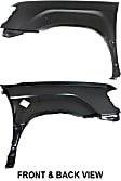 Front, Driver Side Fender, Primed