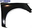 Front, Passenger Side Fender, Without Molding Holes, CAPA CERTIFIED