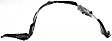 Front, Passenger Side Fender Liner, 4 Cyl., 2.4L Engine